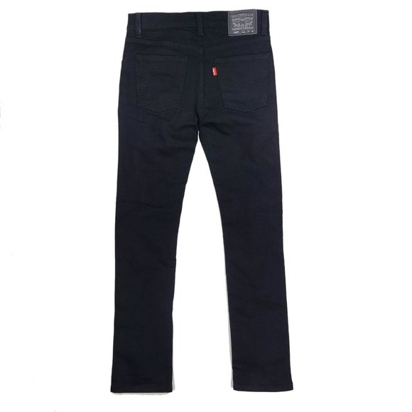 NEW Levi's 510 Boys Stretch Skinny Jeans Sz 14 Reg 27W  27L Slim Fit Black Levis - Picture 5 of 9